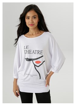 Aniston Koszulka w kolorze białym ze sklepu Limango Polska w kategorii Bluzki damskie - zdjęcie 188166166