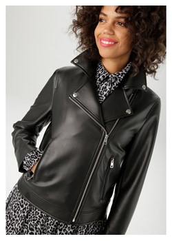 Aniston Kurtka w kolorze czarnym ze skóry syntetycznej ze sklepu Limango Polska w kategorii Kurtki damskie - zdjęcie 188166196