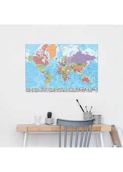 Orangewallz Druk artystyczny "Mapa Mundo (ES)" ze sklepu Limango Polska w kategorii Obrazy - zdjęcie 188166537