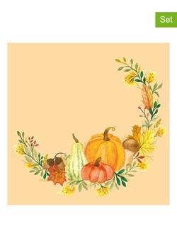 ppd Serwetki (40 szt.) "Pumpkin Flair" w kolorze pomarańczowym ze sklepu Limango Polska w kategorii Akcesoria kuchenne - zdjęcie 188166575