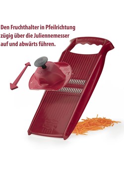 Genius Szatkownica "Roko PowerLine" w kolorze czerwonym - 33,7 x 13 cm ze sklepu Limango Polska w kategorii Akcesoria kuchenne - zdjęcie 188166897