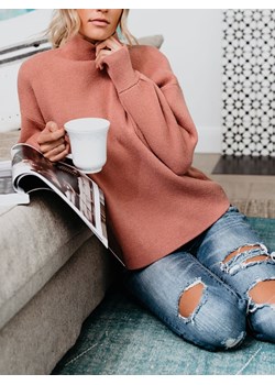 LA Angels Sweter w kolorze łososiowym ze sklepu Limango Polska w kategorii Swetry damskie - zdjęcie 188167145