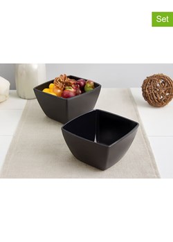 Hermia Miski (2 szt.) w kolorze czarnym do serwowania - 24 x 24 cm ze sklepu Limango Polska w kategorii Naczynia - zdjęcie 188167209