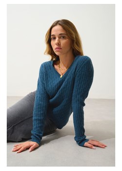 AUTHENTIC CASHMERE Kaszmirowy sweter "Grasmoor" w kolorze granatowym ze sklepu Limango Polska w kategorii Swetry damskie - zdjęcie 188167437