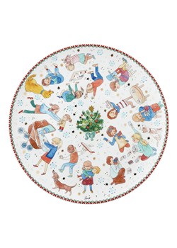 Hutschenreuther Talerz w kolorze biało-niebiesko-jasnobrązowym na ciastka - Ø 28 cm ze sklepu Limango Polska w kategorii Naczynia - zdjęcie 188167527