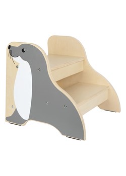 small foot Hocker "Seehund Wildlife" w kolorze szarym ze schodkami ze sklepu Limango Polska w kategorii Meble dziecięce - zdjęcie 188167589