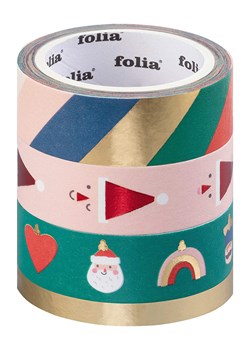 folia PAPER Taśmy washi (4 szt.) "Merry Jingling" - 5+ ze sklepu Limango Polska w kategorii Zabawki - zdjęcie 188167617