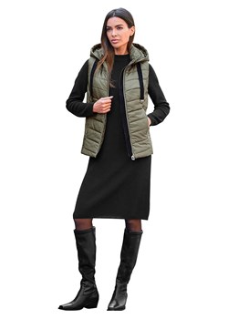 Heine Kamizelka pikowana w kolorze khaki ze sklepu Limango Polska w kategorii Kamizelki damskie - zdjęcie 188167727