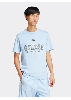 adidas Koszulka w kolorze błękitnym ze sklepu Limango Polska w kategorii T-shirty męskie - zdjęcie 188167848