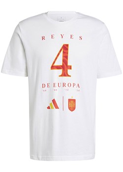 adidas Koszulka "RFEF" w kolorze biało-pomarańczowym ze sklepu Limango Polska w kategorii T-shirty męskie - zdjęcie 188167957