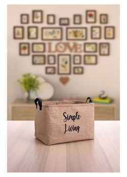 Scandinavia Concept Kosz w kolorze jasnobrązowym - 30 x 18 x 22 cm ze sklepu Limango Polska w kategorii Pojemniki kuchenne - zdjęcie 188168029