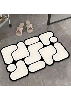 Elizabed Dywanik łazienkowy "Calico" w kolorze biało-czarnym ze sklepu Limango Polska w kategorii Akcesoria łazienkowe - zdjęcie 188168097