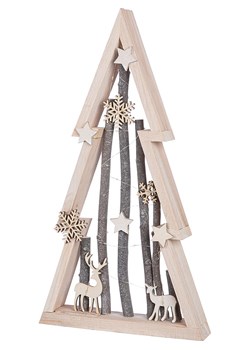 GILDE Dekoracja LED "Winter" w kolorze jasnobrązowym - 28 x 51 x 5 cm ze sklepu Limango Polska w kategorii Oświetlenie - zdjęcie 188168137