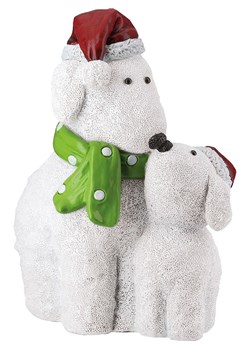 GILDE Figurka dekoracyjna "Marley" w kolorze białym - 16,5 x 21,5 x 12 cm ze sklepu Limango Polska w kategorii Dekoracje - zdjęcie 188168166