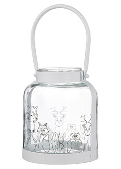 GILDE Świecznik w kolorze białym - wys. 18,5 cm ze sklepu Limango Polska w kategorii Świeczniki - zdjęcie 188168169