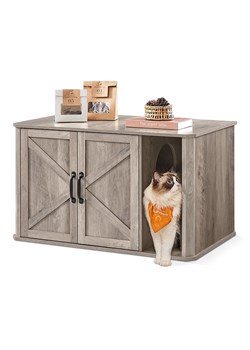 SONGMICS Kuweta w kolorze brązowym dla kota - 85 x 50 x 48,5 cm ze sklepu Limango Polska w kategorii Dla zwierząt - zdjęcie 188168339