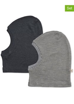 Wheat Czapki (2 szt.) "Kim" w kolorze granatowym i szarym ze sklepu Limango Polska w kategorii Czapki dziecięce - zdjęcie 188168475