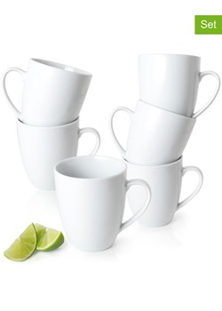 Moritz &amp; Moritz Kubki (6 szt.) "Basic" w kolorze białym - 350 ml ze sklepu Limango Polska w kategorii Naczynia - zdjęcie 188168605