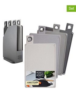 Moritz &amp; Moritz 5-częściowy zestaw w kolorze szarym do krojenia ze sklepu Limango Polska w kategorii Deski - zdjęcie 188168635