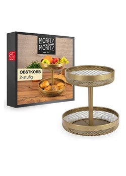 Moritz &amp; Moritz Etażerka w kolorze złotym - wys. 30 cm ze sklepu Limango Polska w kategorii Misy i tace dekoracyjne - zdjęcie 188168695
