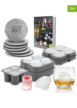Moritz &amp; Moritz 10-częściowy zestaw w kolorze szarym do kostek lodu ze sklepu Limango Polska w kategorii Naczynia - zdjęcie 188168707