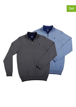 The Time of Bocha Swetry (2 szt.) w kolorze błękitnym i szarym ze sklepu Limango Polska w kategorii Swetry męskie - zdjęcie 188168729