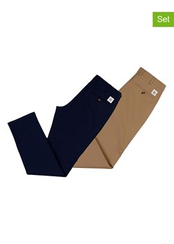 The Time of Bocha Bojówki (2 szt.) w kolorze jasnobrązowym i granatowym ze sklepu Limango Polska w kategorii Spodnie męskie - zdjęcie 188168736