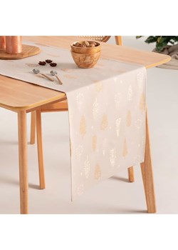 GAMUSI Bieżnik "Silvet" w kolorze złoto-beżowym ze sklepu Limango Polska w kategorii Obrusy i bieżniki - zdjęcie 188168889