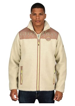 Geographical Norway Kurtka polarowa "Tumarino" w kolorze beżowym ze sklepu Limango Polska w kategorii Bluzy męskie - zdjęcie 188169238