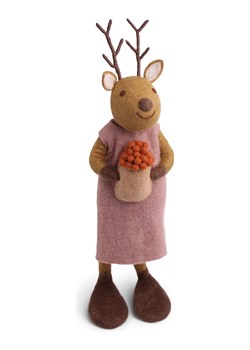 Gry &amp; Sif Figurka dekoracyjna "Girly Deer" w kolorze jasnobrązowym - 12 x 56 x 12 cm ze sklepu Limango Polska w kategorii Dekoracje - zdjęcie 188169476