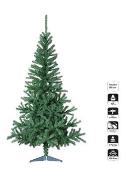 WellHome Sztuczna choinka w kolorze zielonym - wys. 180 cm ze sklepu Limango Polska w kategorii Dekoracje bożonarodzeniowe - zdjęcie 188170179