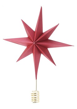 WellHome Czubek w kolorze czerwonym na choinkę - 23 x 30 x 9 cm ze sklepu Limango Polska w kategorii Dekoracje bożonarodzeniowe - zdjęcie 188170187