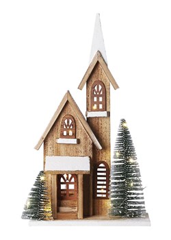 WellHome Dekoracja LED w kolorze jasnobrązowym - 24 x 42 x 9 cm ze sklepu Limango Polska w kategorii Dekoracje - zdjęcie 188170216