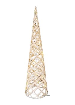 WellHome Figurka dekoracyjna LED w kolorze szarym - wys. 60 x Ø 16 cm ze sklepu Limango Polska w kategorii Dekoracje - zdjęcie 188170277