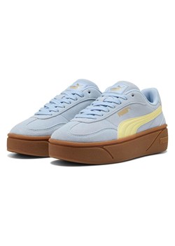 Puma Skórzane sneakersy "Club II Era" w kolorze błękitno-żółtym ze sklepu Limango Polska w kategorii Buty sportowe damskie - zdjęcie 188171396