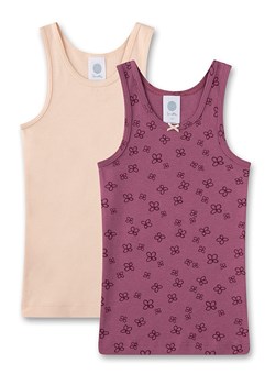 Sanetta Podkoszulki (2 szt.) w kolorze beżowym i fioletowym ze sklepu Limango Polska w kategorii Podkoszulki dziecięce - zdjęcie 188172007