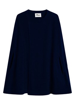 Just Cashmere Kaszmirowa narzutka "Alloa" w kolorze granatowym ze sklepu Limango Polska w kategorii Swetry damskie - zdjęcie 188172318