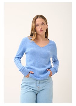 Just Cashmere Kaszmirowy sweter "Joan" w kolorze błękitnym ze sklepu Limango Polska w kategorii Swetry damskie - zdjęcie 188172396