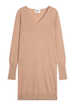 Just Cashmere Kaszmirowa sukienka "Susan" w kolorze karmelowym ze sklepu Limango Polska w kategorii Sukienki - zdjęcie 188172438