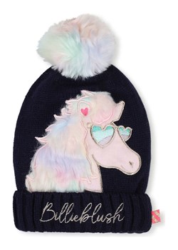 Billieblush Czapka w kolorze granatowym ze sklepu Limango Polska w kategorii Czapki dziecięce - zdjęcie 188173086