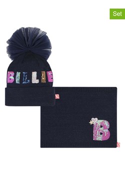 Billieblush 2-częściowy zestaw w kolorze granatowym ze sklepu Limango Polska w kategorii Czapki dziecięce - zdjęcie 188173089
