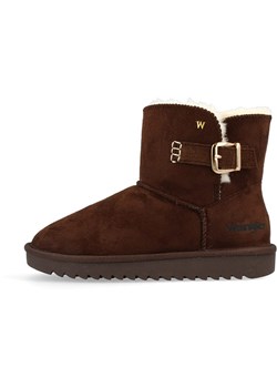 Wrangler Botki zimowe "Elsa" w kolorze brązowym ze sklepu Limango Polska w kategorii Śniegowce damskie - zdjęcie 188173198