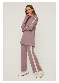 trendyol 2-częściowy strój sportowy w kolorze fioletowym ze sklepu Limango Polska w kategorii Komplety i garnitury damskie - zdjęcie 188173209