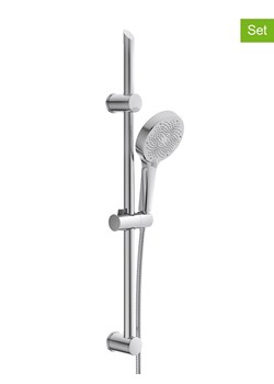 Schütte 3-częściowy zestaw "Cordoba" w kolorze srebrnym ze sklepu Limango Polska w kategorii Akcesoria łazienkowe - zdjęcie 188173545