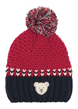 Steiff Dzianinowa czapka w kolorze czarno-czerwonym ze sklepu Limango Polska w kategorii Czapki dziecięce - zdjęcie 188173667