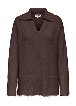 ONLY Sweter w kolorze brązowym ze sklepu Limango Polska w kategorii Swetry damskie - zdjęcie 188174106