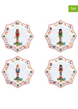 Easy Life Talerze (4 szt.) w kolorze białym ze wzorem na pieczywo - Ø 16 cm ze sklepu Limango Polska w kategorii Naczynia - zdjęcie 188174245