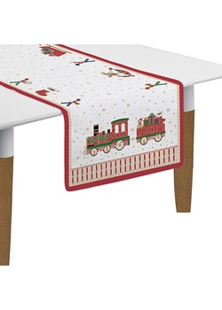 Easy Life Bieżnik w kolorze białym ze wzorem - 140 x 45 cm ze sklepu Limango Polska w kategorii Obrusy i bieżniki - zdjęcie 188174327