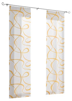 heine home Zasłona przesuwna w kolorze biało-pomarańczowym ze sklepu Limango Polska w kategorii Tekstylia - zdjęcie 188174475