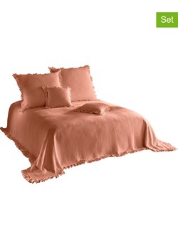 heine home Poszewki (2 szt.) w kolorze brązowoczerwonym na poduszkę ze sklepu Limango Polska w kategorii Poduszki dekoracyjne - zdjęcie 188174486